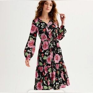 NWT Draper James Floral Maxi